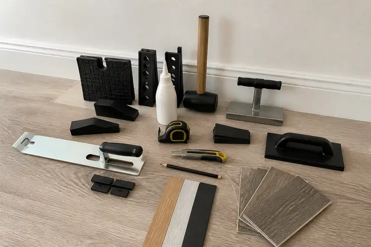 Gereedschap voor klikvinyl